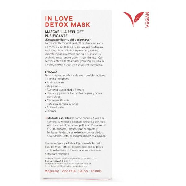 In Love Detox attīrošā maska Sejas maskas