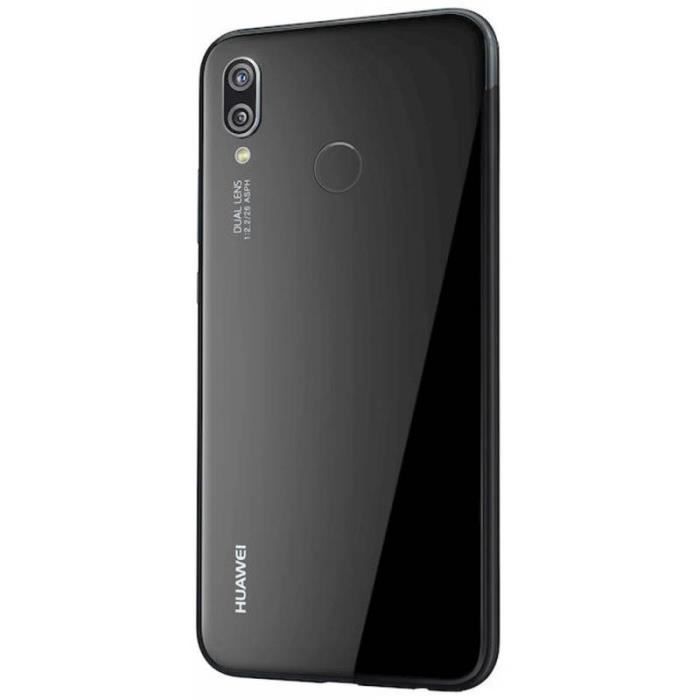 Smartphone - HUAWEI - P20 Lite - 64 GB - Negro - Android 8.0 Oreo - Lector de huellas dactilares