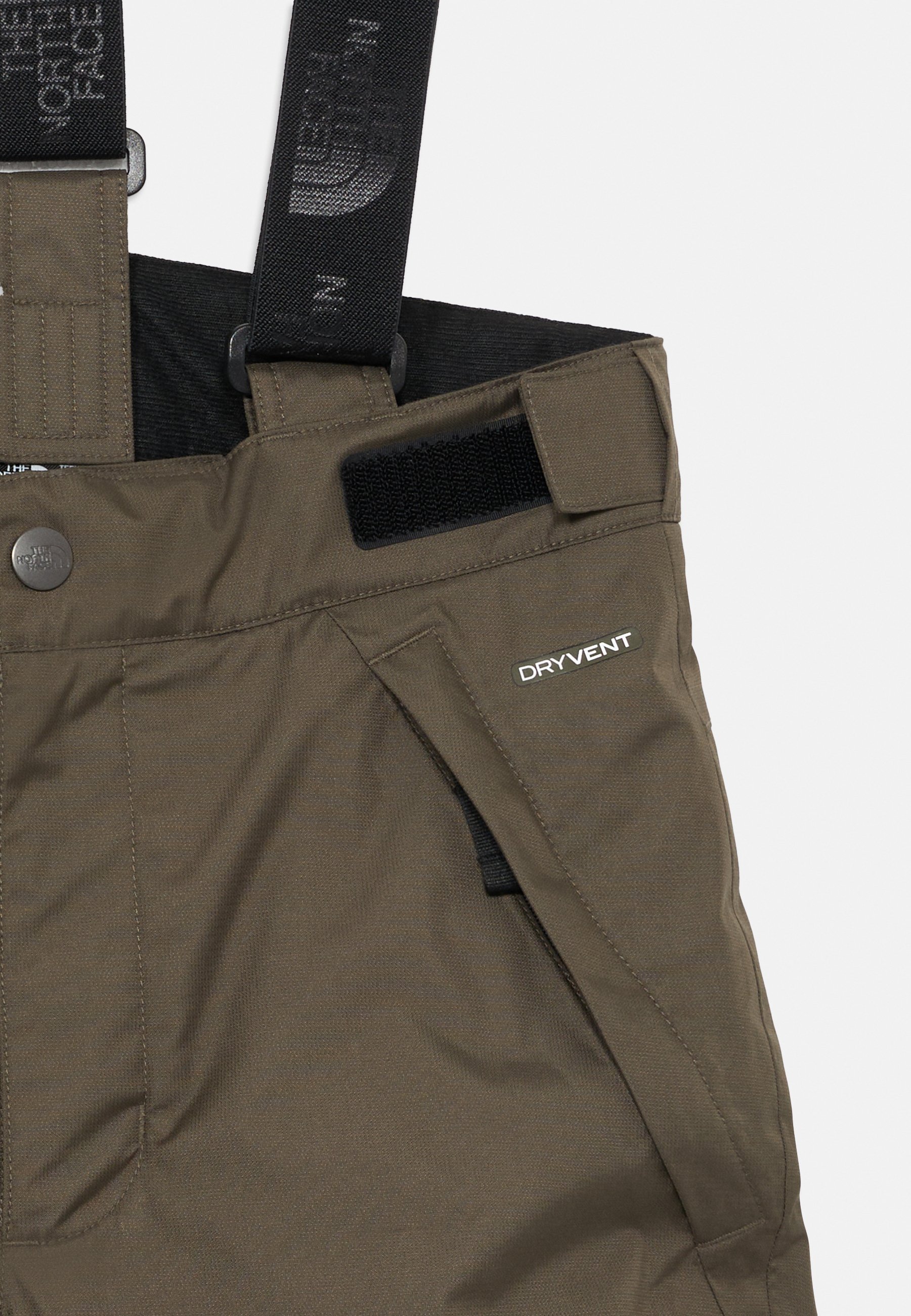 Pantalon de ski unisexe The North Face TEEN SNOWQUEST - nouveau vert taupe