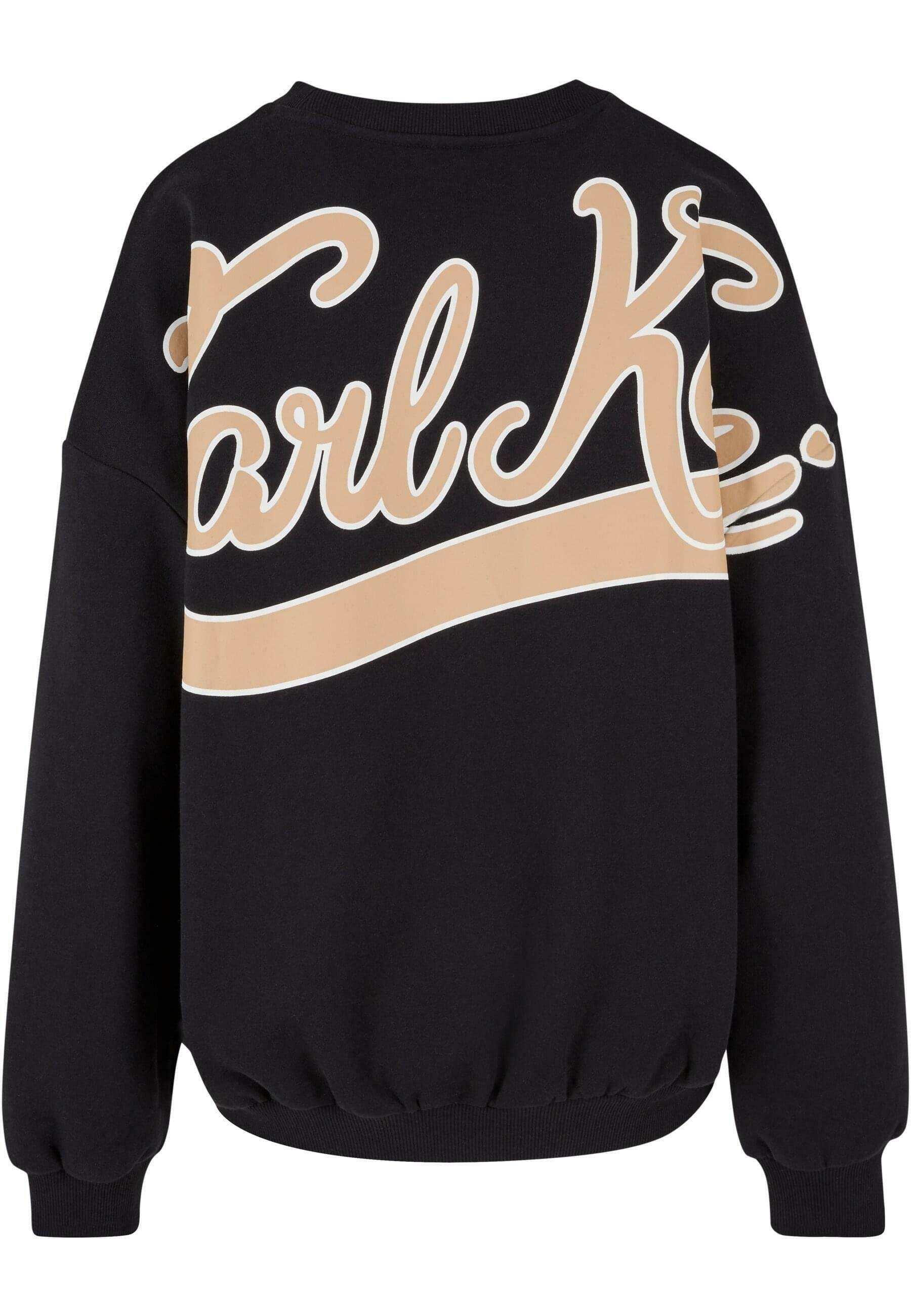 Sweat-shirt Karl Kani SMALL SIGNATURE DINER CREW - noir