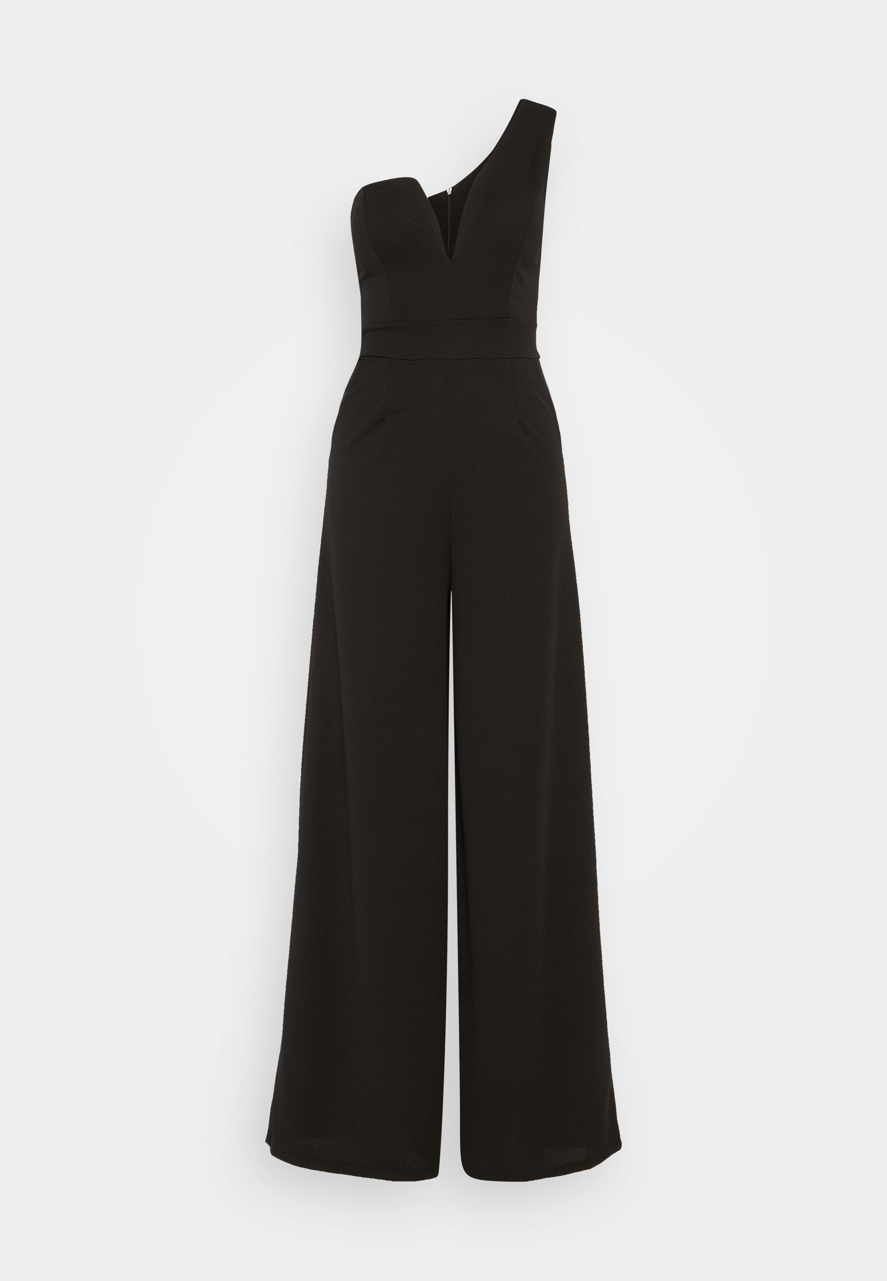 WAL G TALL WEDDING FLEUR ONE SHOULDER - Kombinezon - czarny