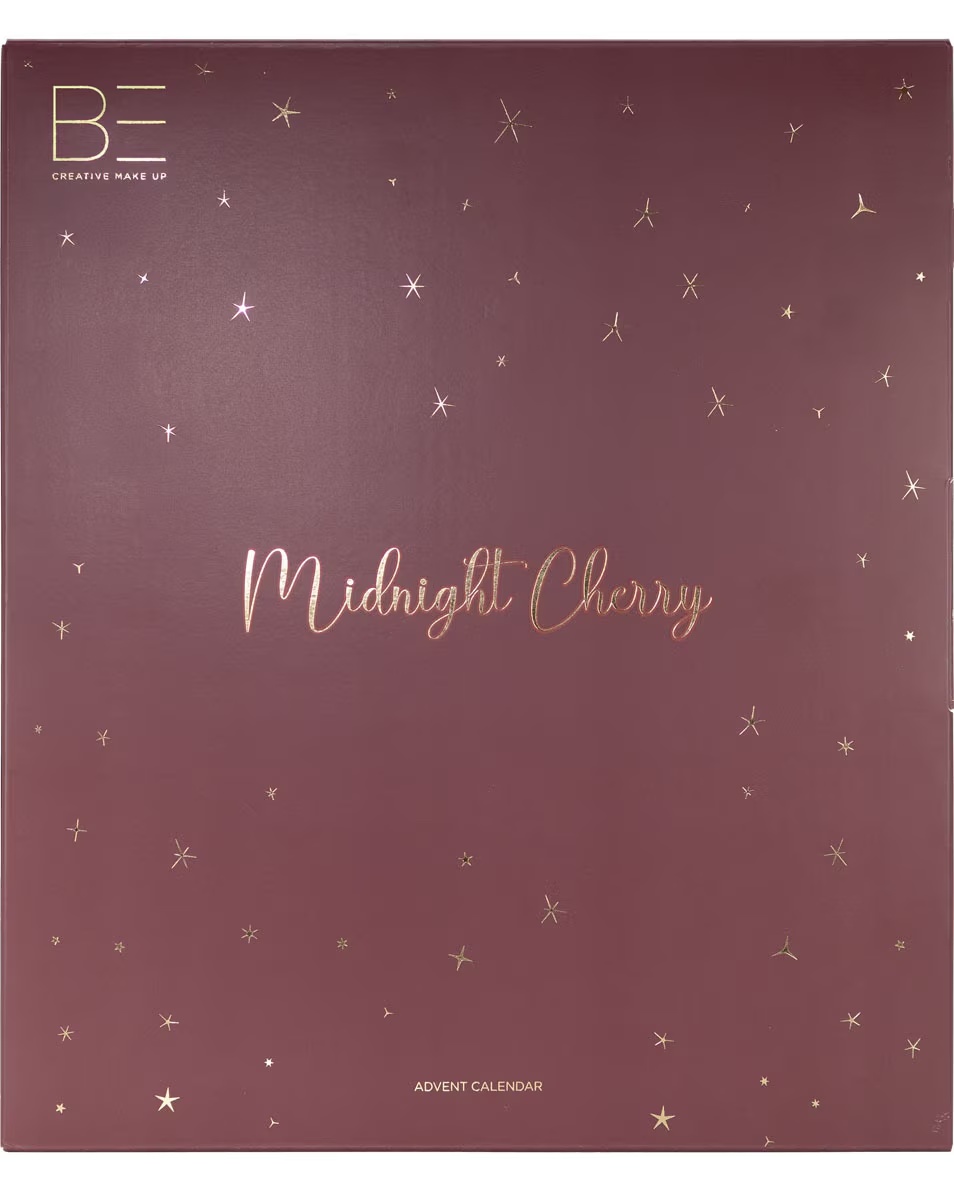 Adventný kalendár BE CREATIVE MAKE UP s kolekciou Midnight Cherry