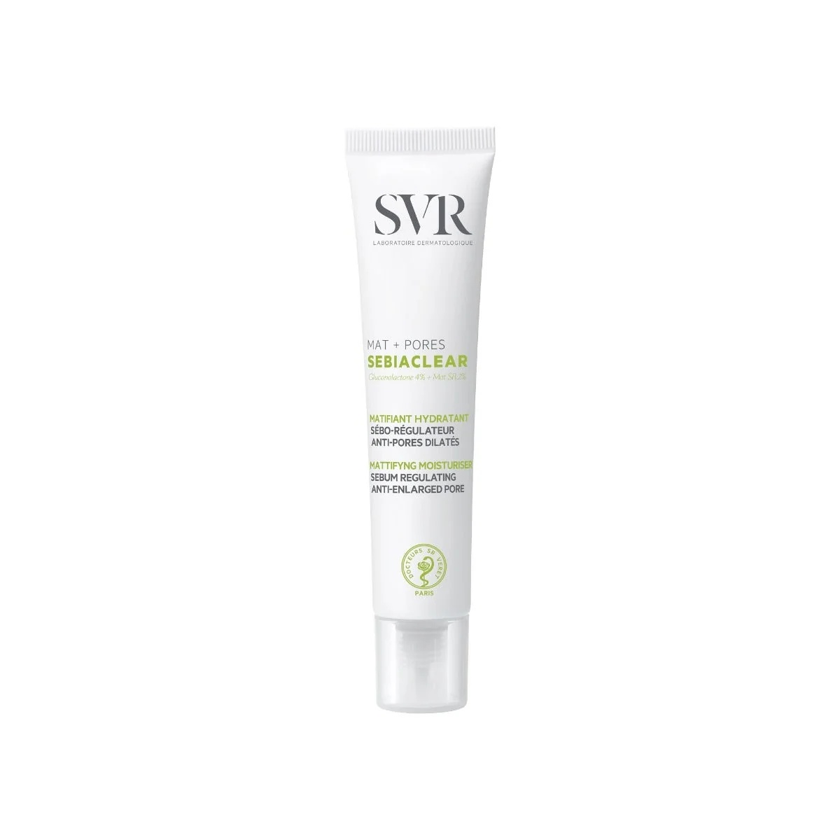 Sebiaclear Mat+Pores Cream 40 ml. Voor gecombineerde, vette en gevoelige huid.