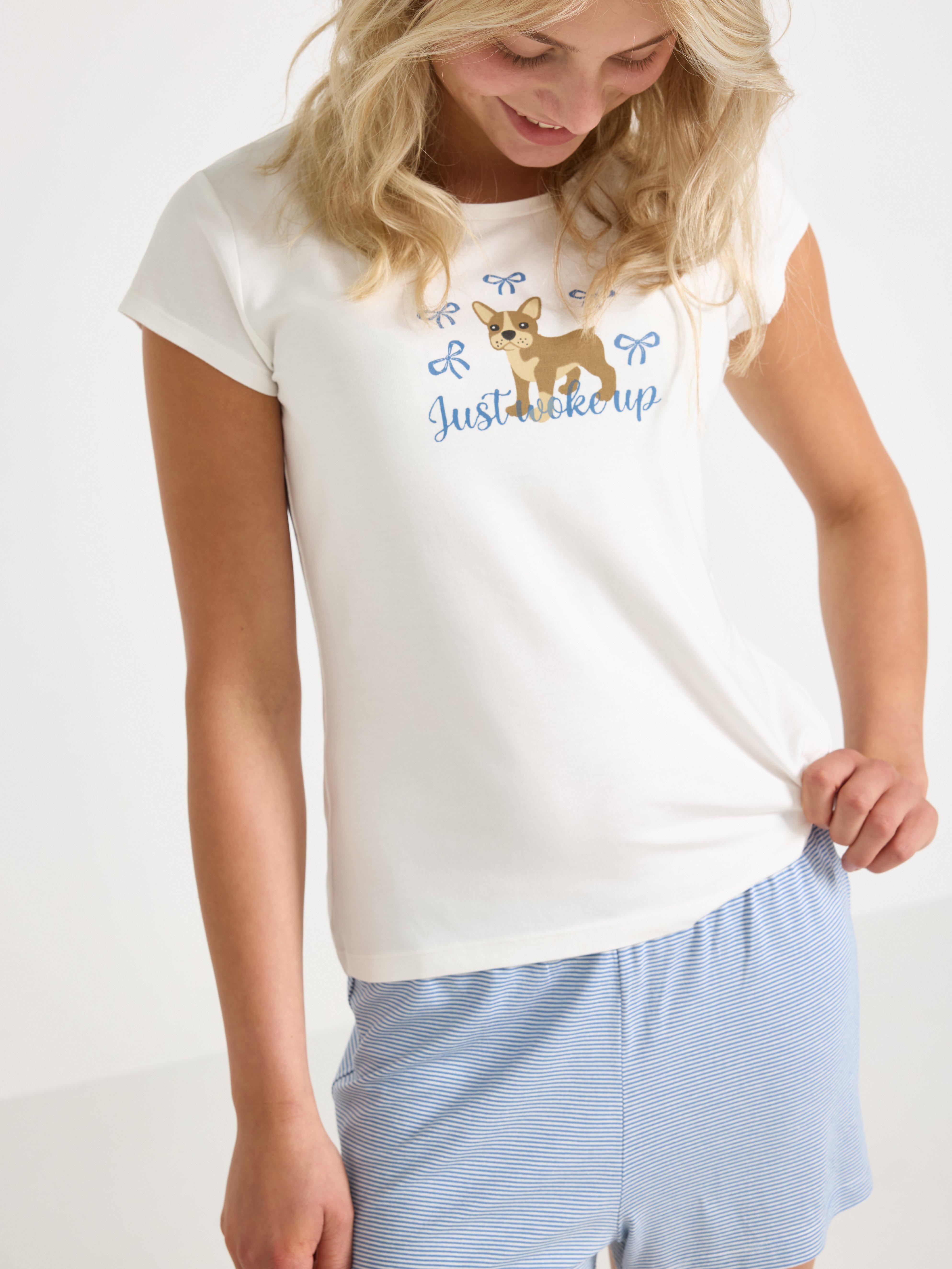 Pyjamasset Off White