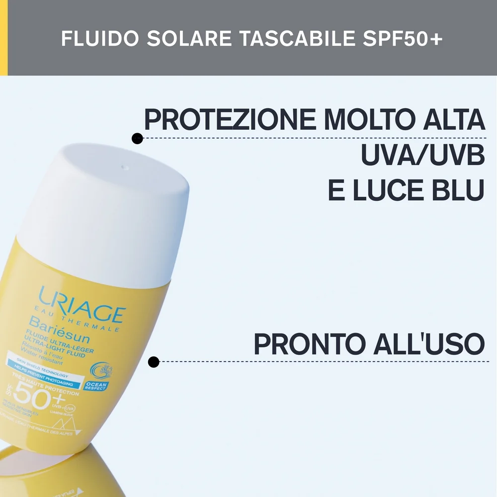 BARIESUN Fluido Solare Ultra Leggero SPF50+ - Solare viso alta prot.