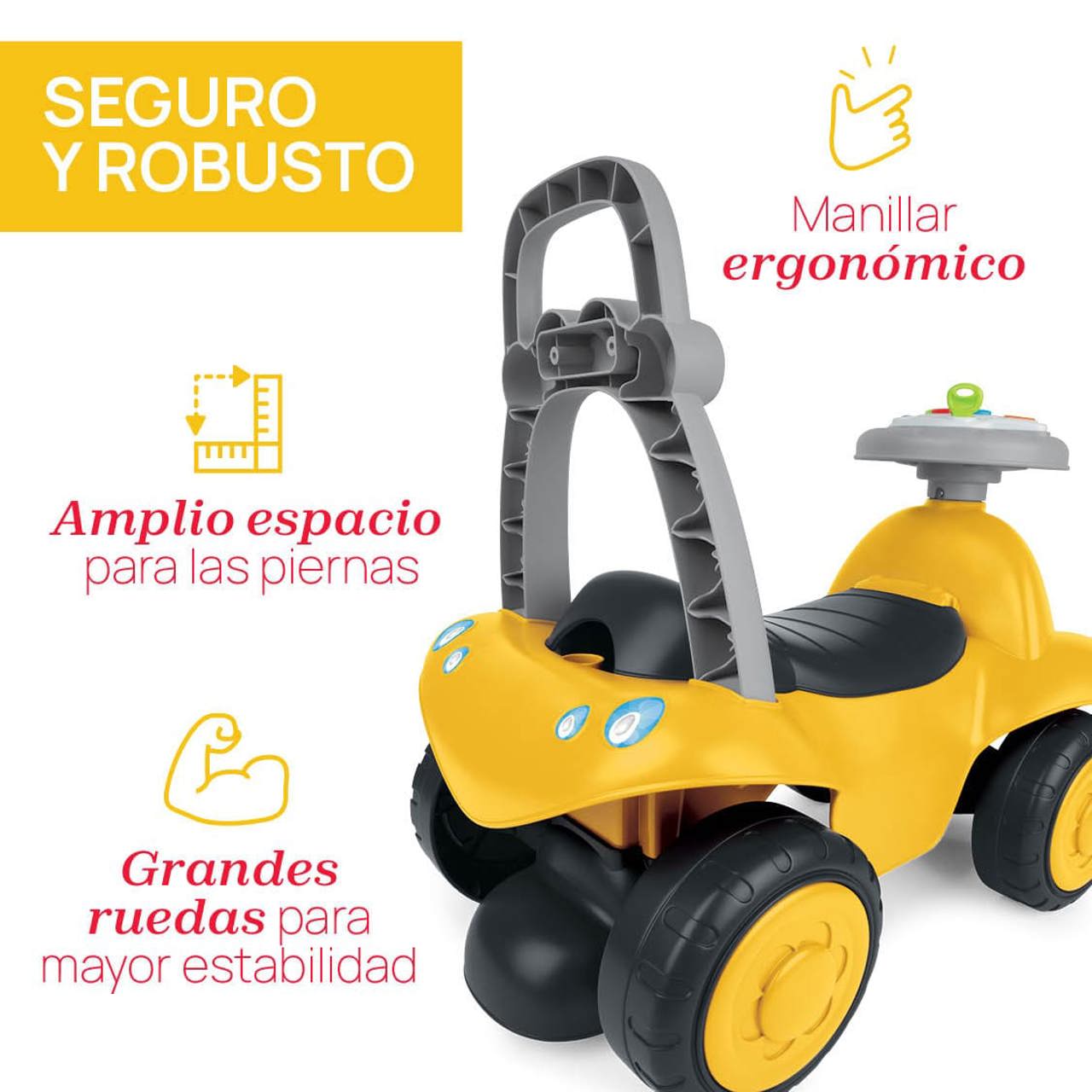 Carucior de mers și premergător Billy Walk&Ride 2 în 1