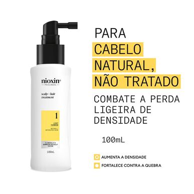 Nioxin Professionals Scalp Hair Thickening Treatment 1 Lehké řídnoucí přírodní sérum pro hustší vlasy 1 100 ml 100 ml