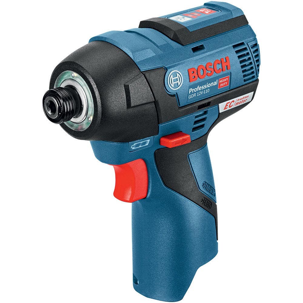 Diblu de impact fără perii BOSCH 12 V 1/4 inch GDR 12 V-110 EC 06019E0002
