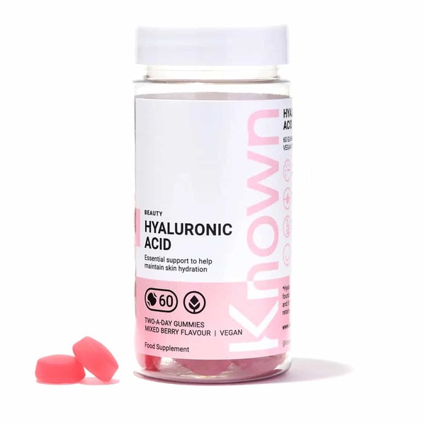 Known Nutrition Hyaluronsäure Vegane Hautgummibärchen-Nahrungsergänzungsmittel x 60