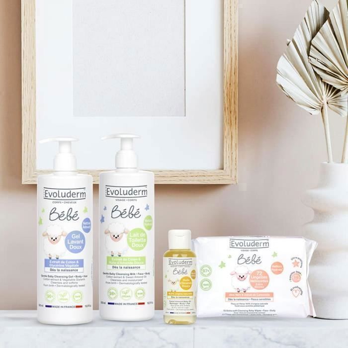 EVOLUDERM - My Tender Moment with Baby - 4 products - Ideal gift for Christmas, Birthdays, Mother's Day