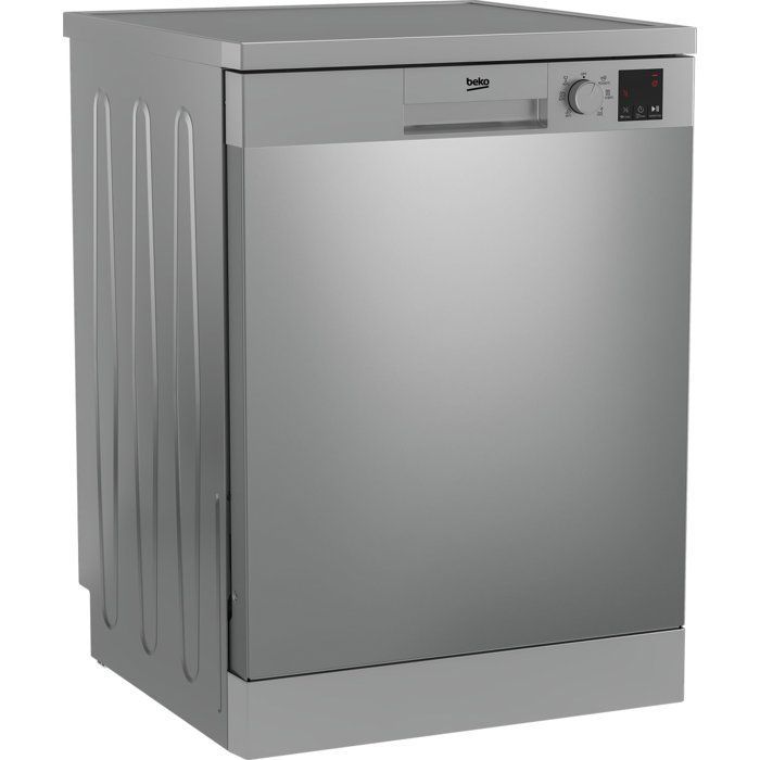 BEKO b100 Serie Vrijstaande Vaatwasser DVN06430X - 14 couverts - 60 cm breed - 47 dB - Automatische deuropening - Roestvrij staal