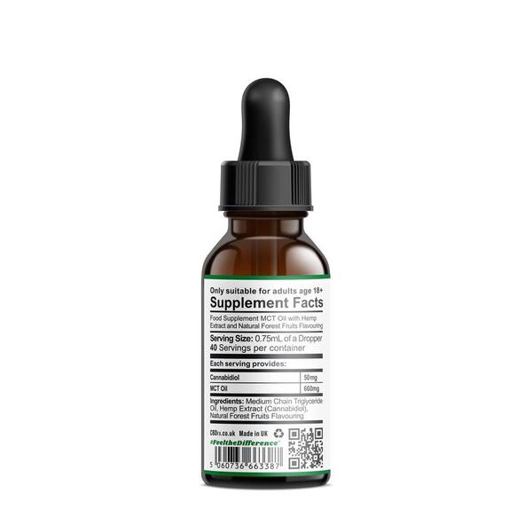 CBDfx Very Berry CBD Oil Drops 2000mg CBD | Salute | Superdrug