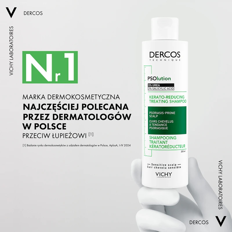 Виши Деркос ПСОлутион хипоалергенски шампон за псоријазу главе