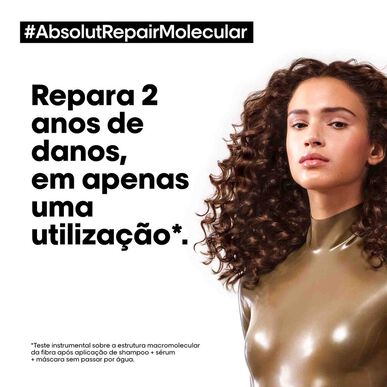 L'Oréal Professionnel Serie Expert Absolut Repair Molecular Shampoo for skadet hår 300 ml