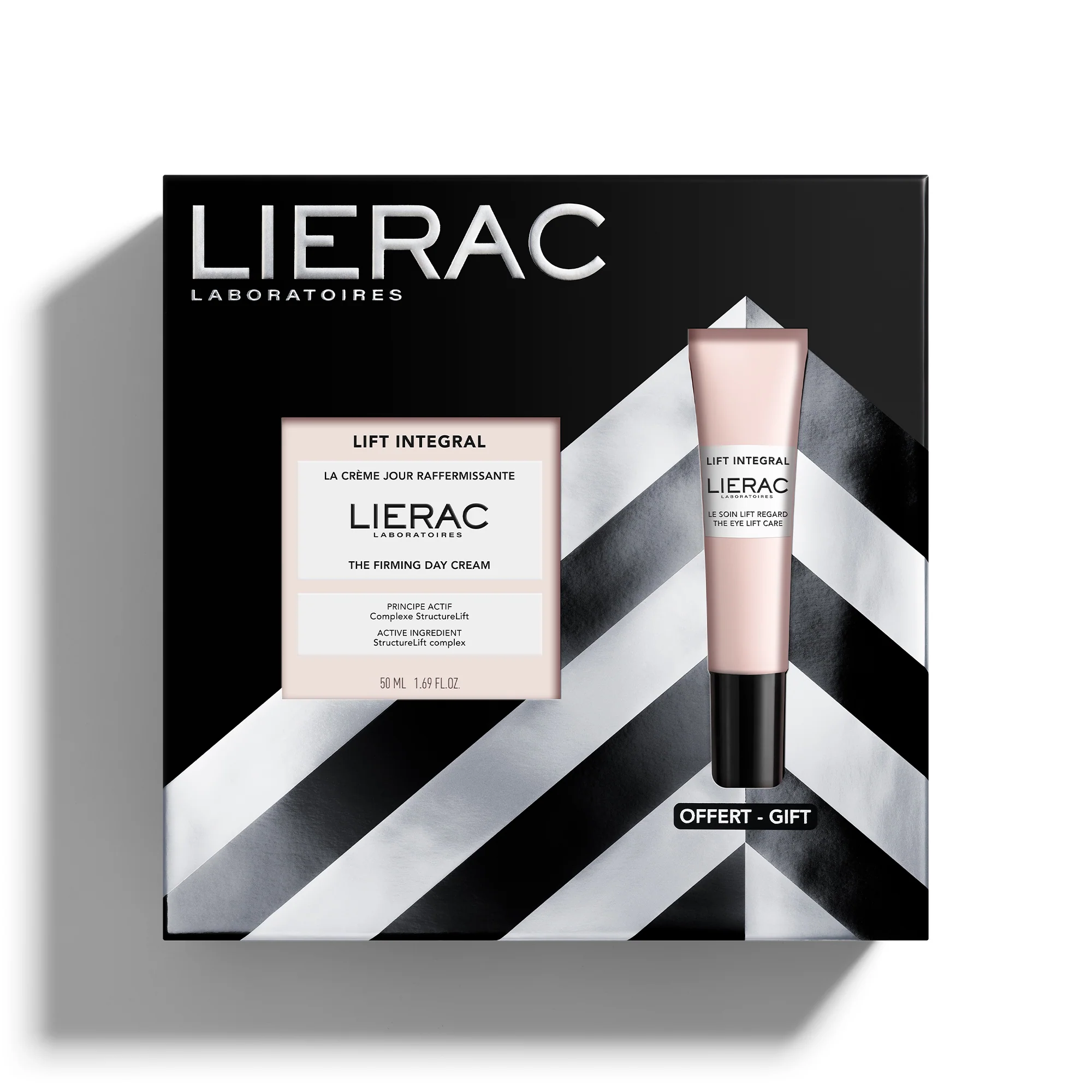 Lift Integral Coffret Natale Crema Giorno + Lift Integral Occhi - Cofanetto Antirughe, Crema viso giorno antirughe