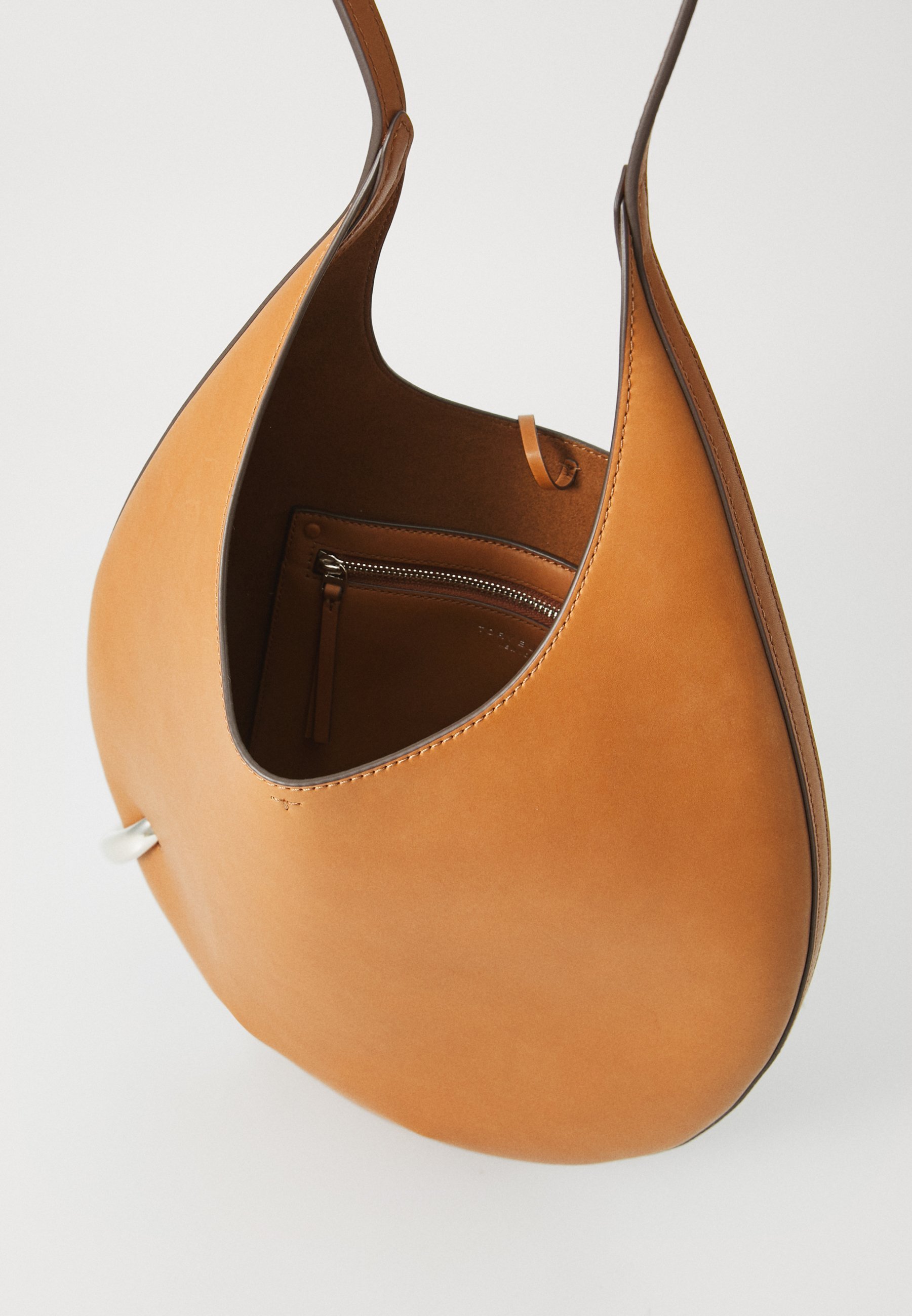 Tory Burch PIERCED BAG - Handtas - verouderd bruin