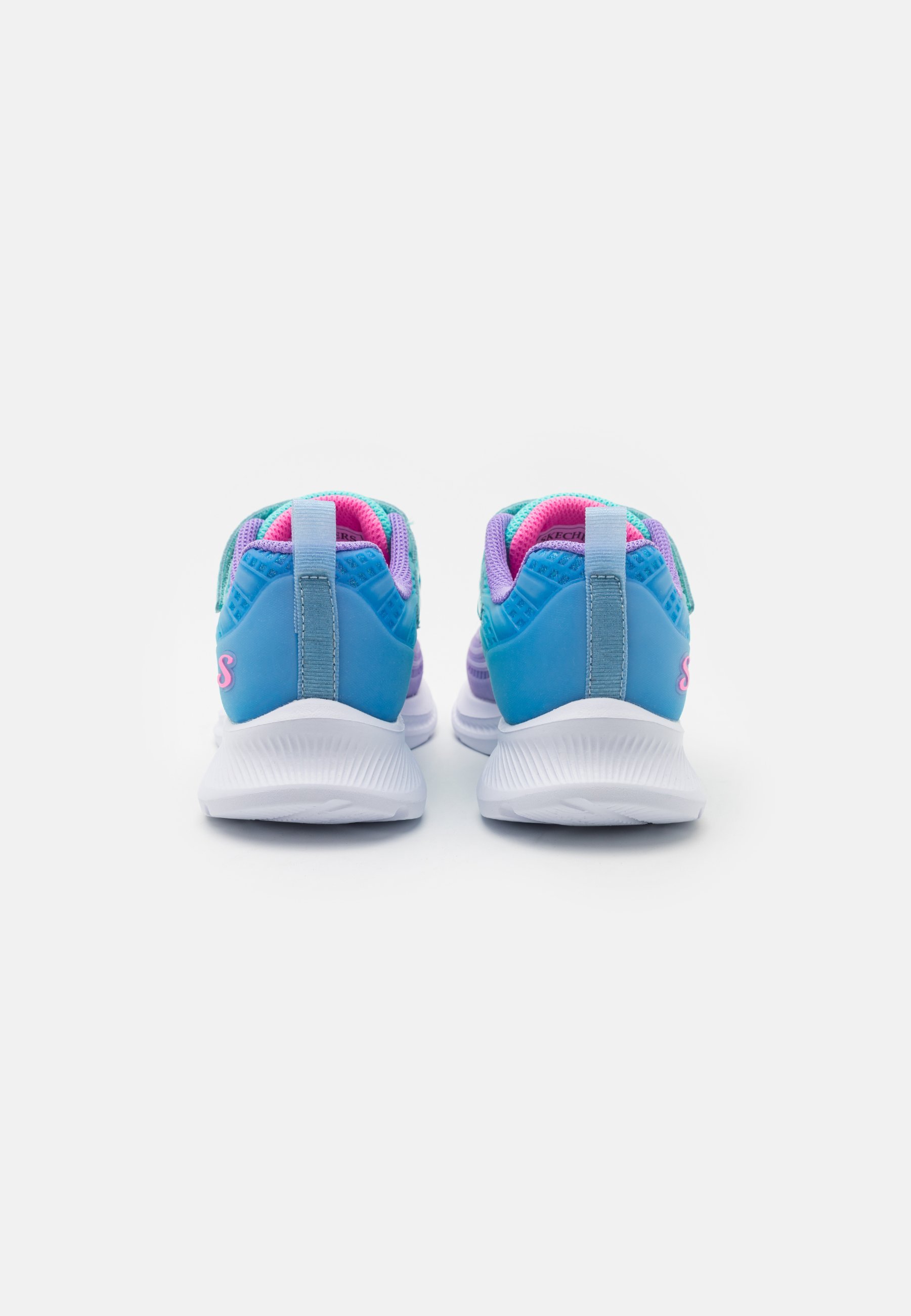 Skechers GLITTER TRANSLUCENT GORE STRAP - Športni copati - turkizna/večbarvna
