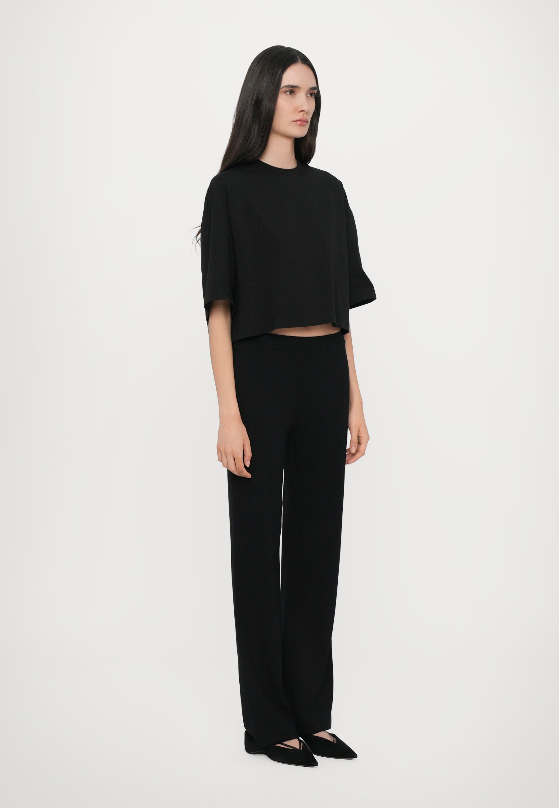 Pantaloni dritti Brooke di Diane von Furstenberg - Pantaloni neri