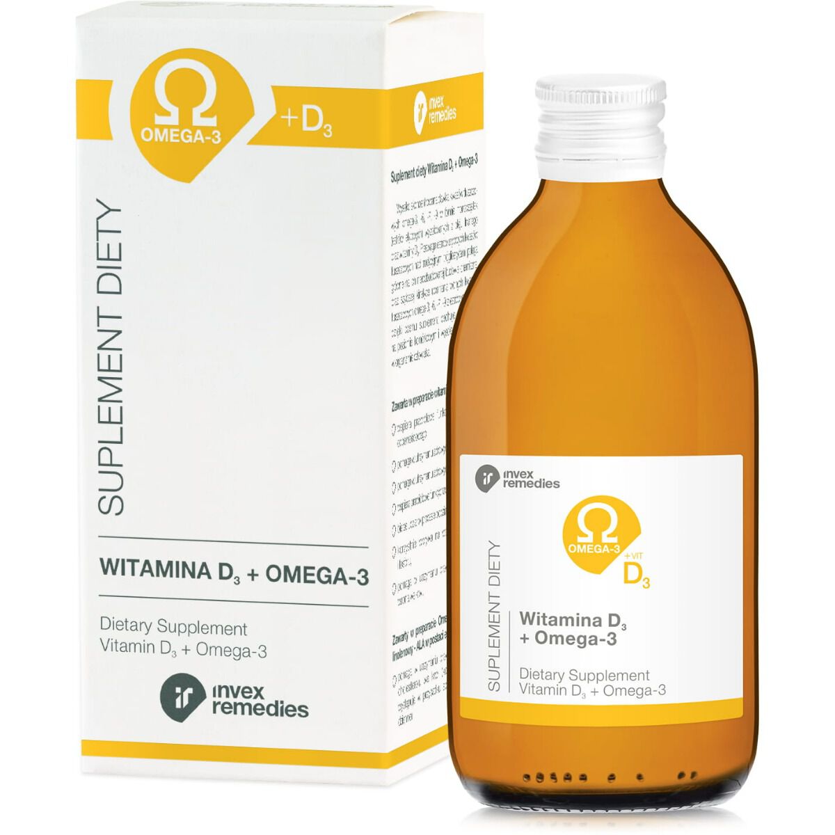 Invex Remedies Vitamin D3 + Omega 3