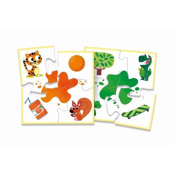 Clementoni - 8-in-1 Game Set - Educational Games: Shapes, Colors, Numbers, Quantities - Ages 3+
