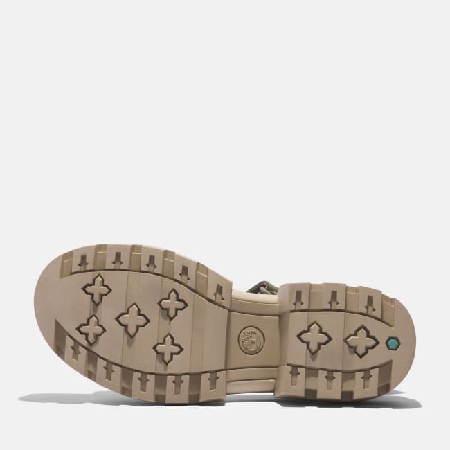 Sandalo a Doppia Fascia Everleigh da Donna in                beige