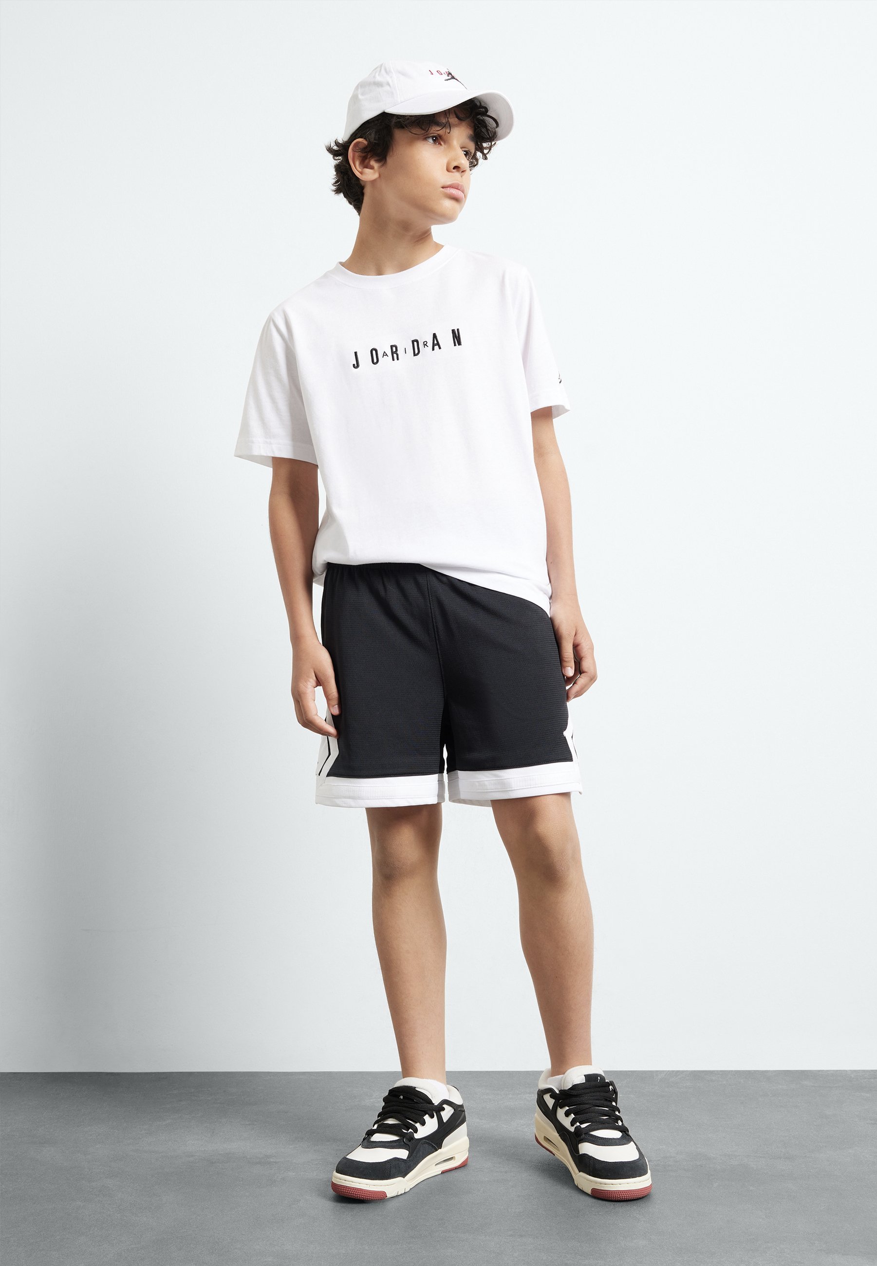 T-shirt unisexe Jordan WORDMARK CREW - Imprimé - Blanc