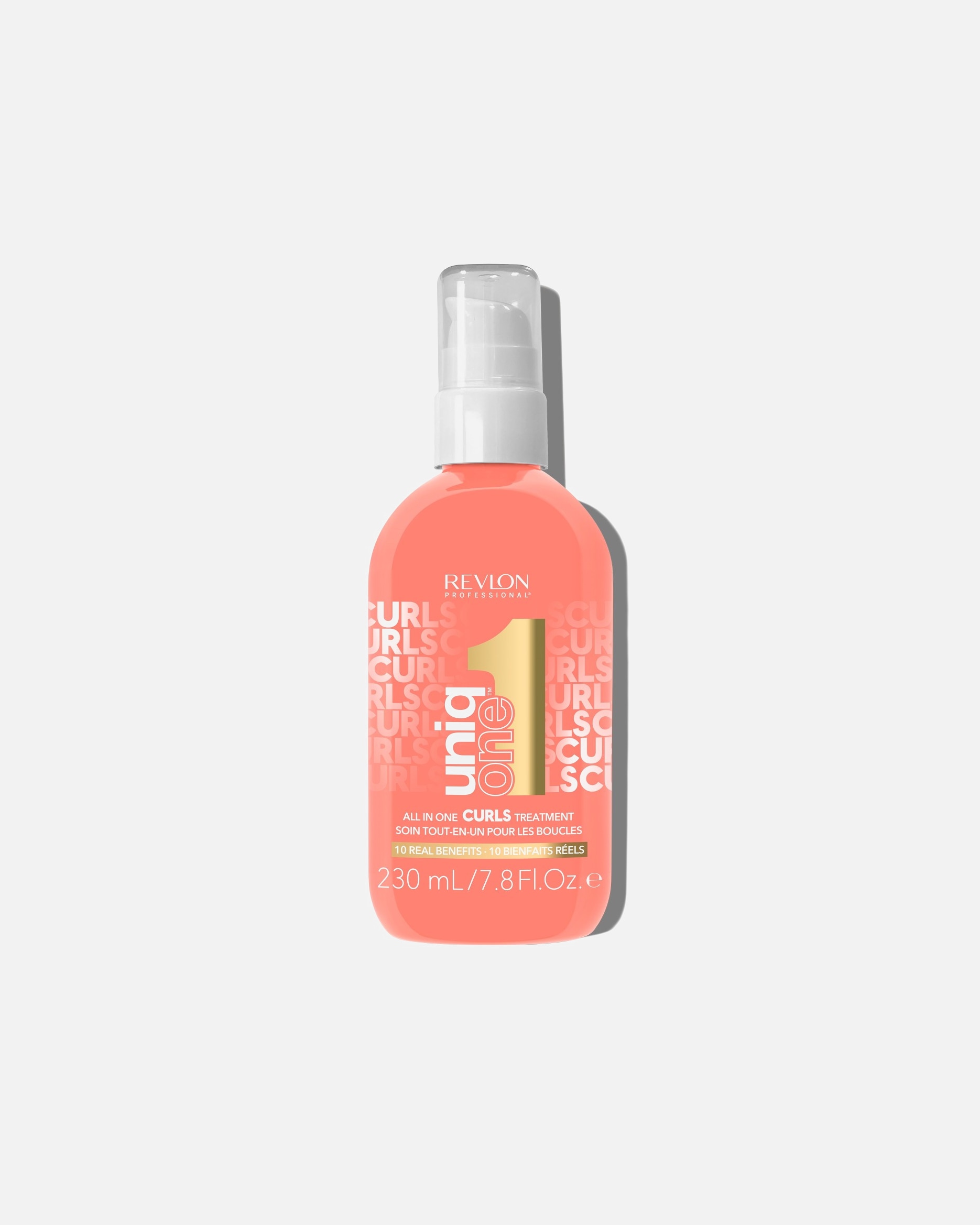 Revlon Professional UniqOne All In One Curls -hoitoaine hiuksiin jätettäväksi - 230 ml