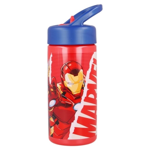  Steklenica za vodo Avengers s slamo 410 ml