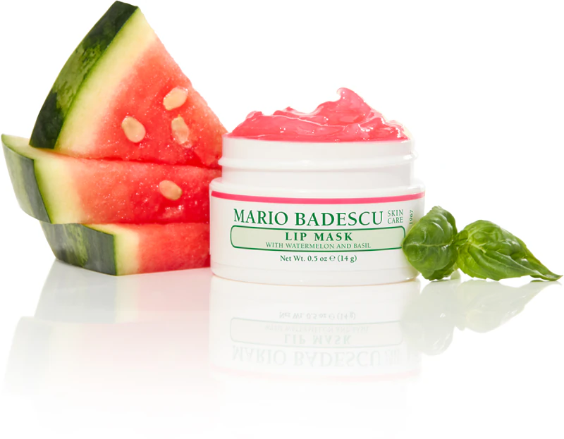 Máscara labial hidratante Mario Badescu com melancia e manjericão