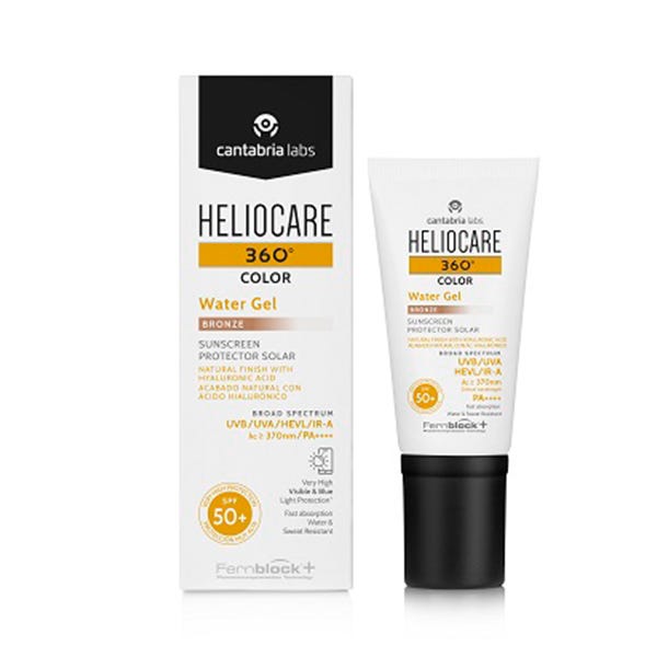 Τζελ Χρώματος 360º Χωρίς Λάδι Bronze Spf50 | 50ML