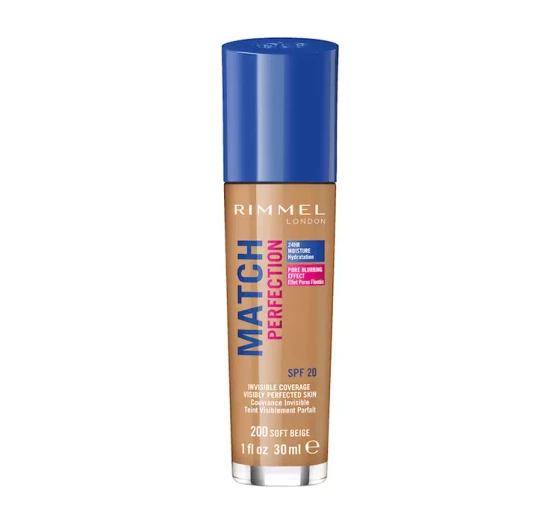 RIMMEL PODKŁAD MATCH PERFECTION NR 200 NOWA WERSJA