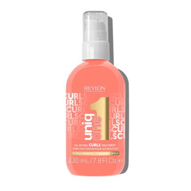 Revlon Uniq One All In One Curls matu kopšanas sprejs, baro un atjauno matus, 230 ml
