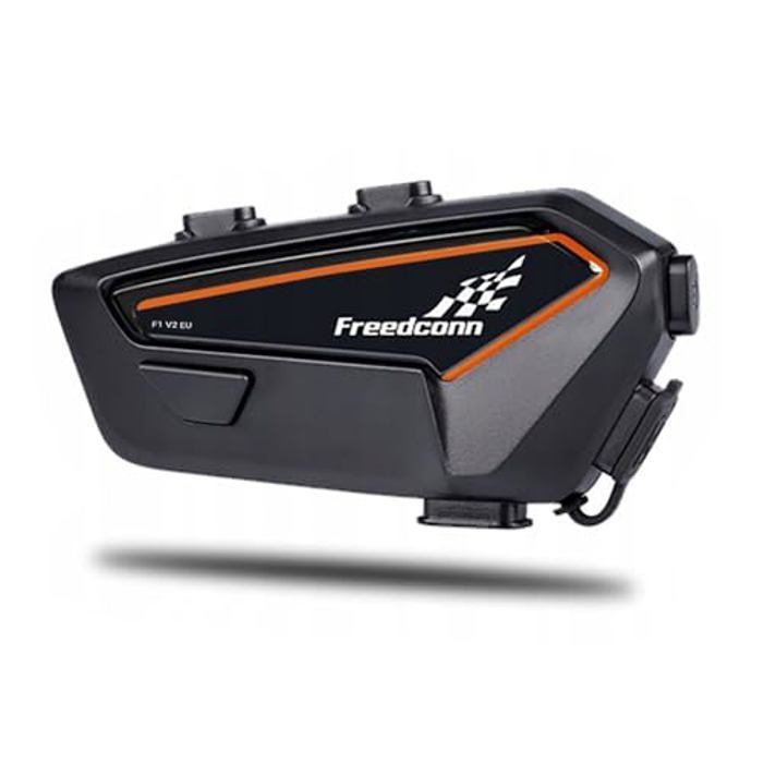 Intercom moto - FREEDCONN - F1 V2 EU - Sans fil - Noir - Volume réglable