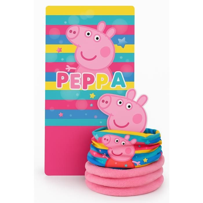 Bufanda tubular de Peppa Pig - Calentador de cuello de forro polar de Peppa Pig