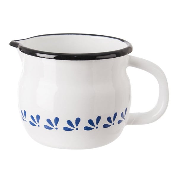 Kubek emaliowany retro MODROBILA 800 ml