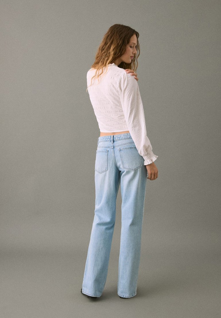 Mango Kids TEEN - Rechte jeans - lichtblauw