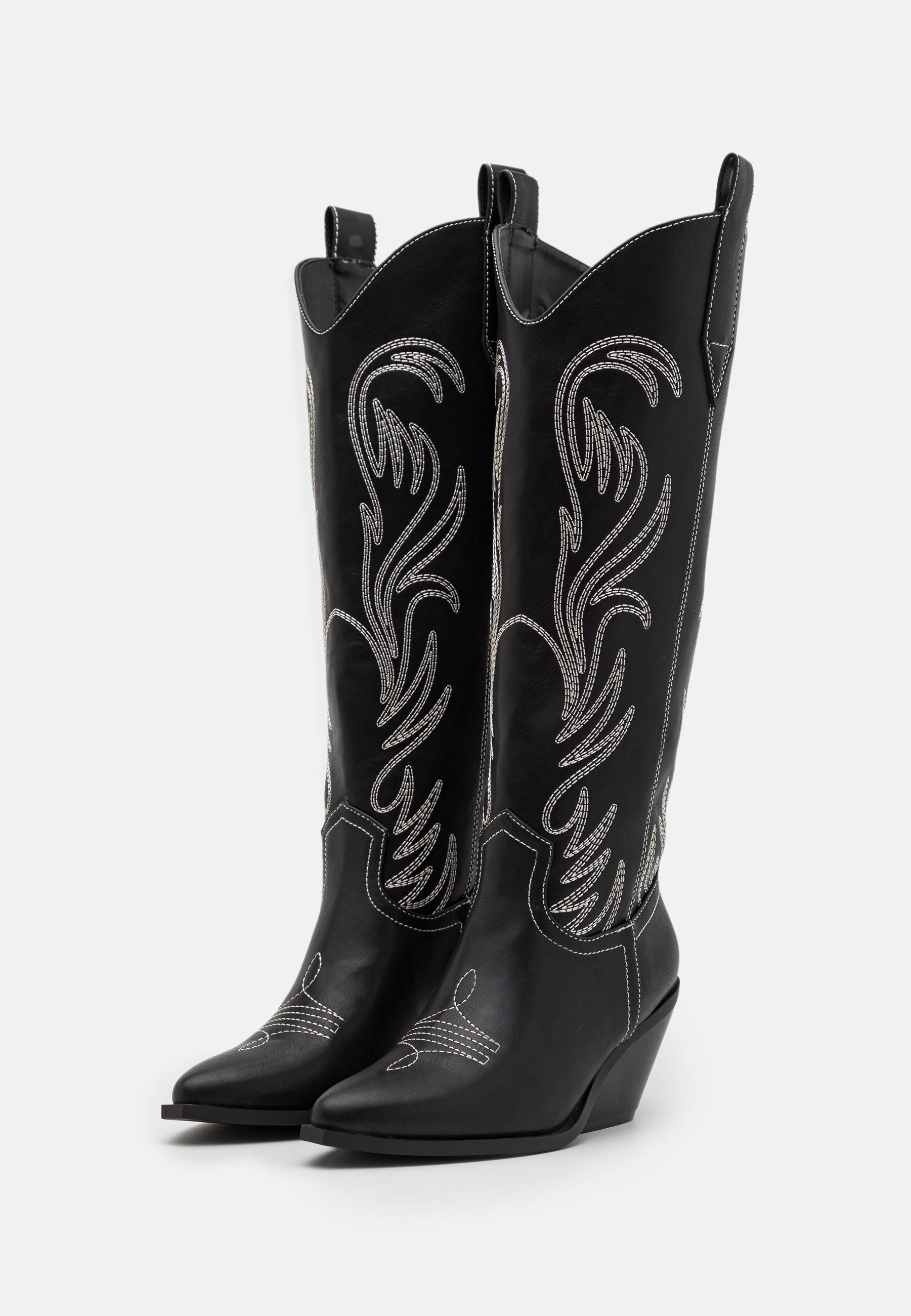 Bottes de cowboy/motard Even&Odd - noires