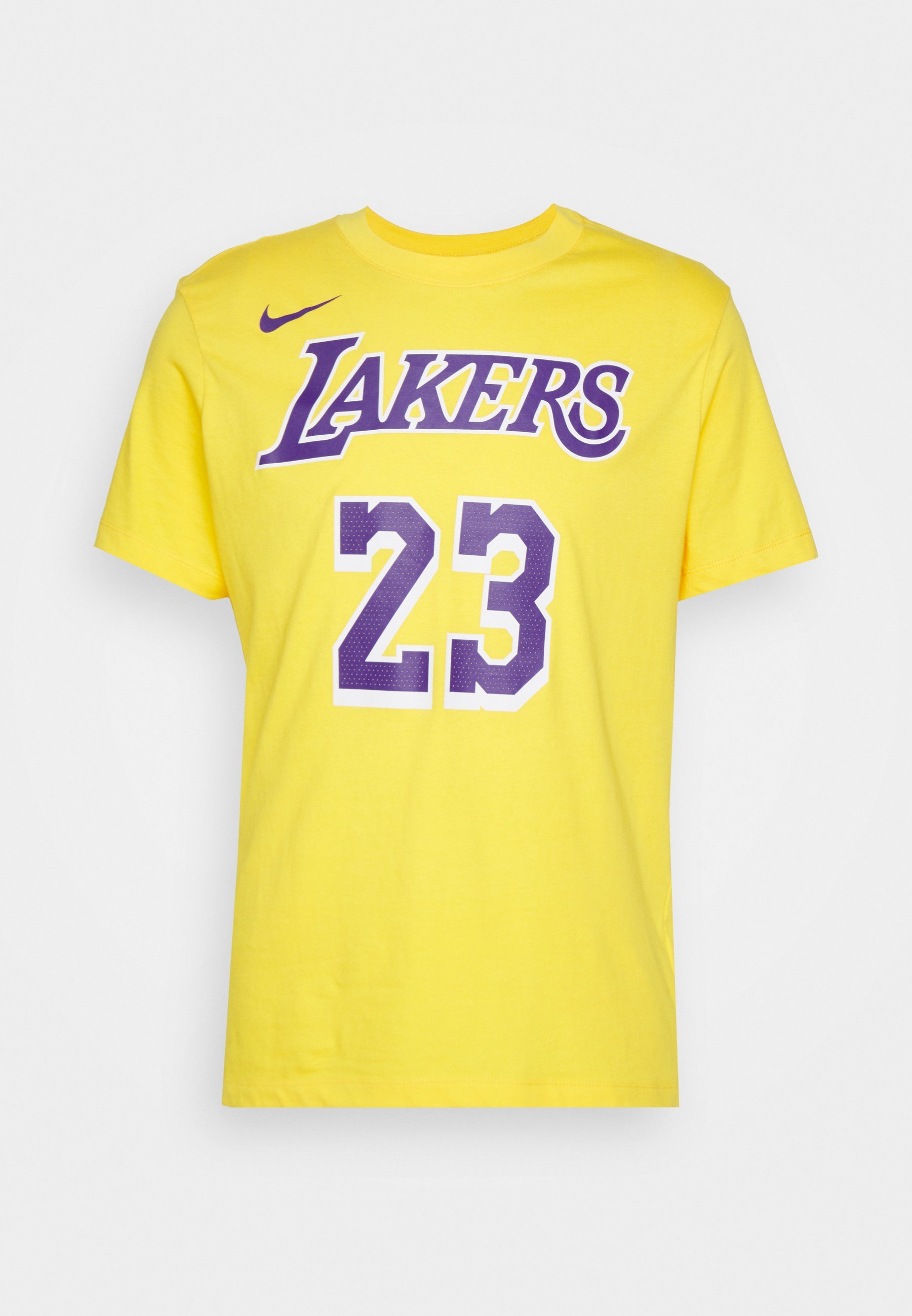 Nike Performance NBA LOS ANGELES LAKERS LEBRON JAMES T-shirt - Clubkleding - geel