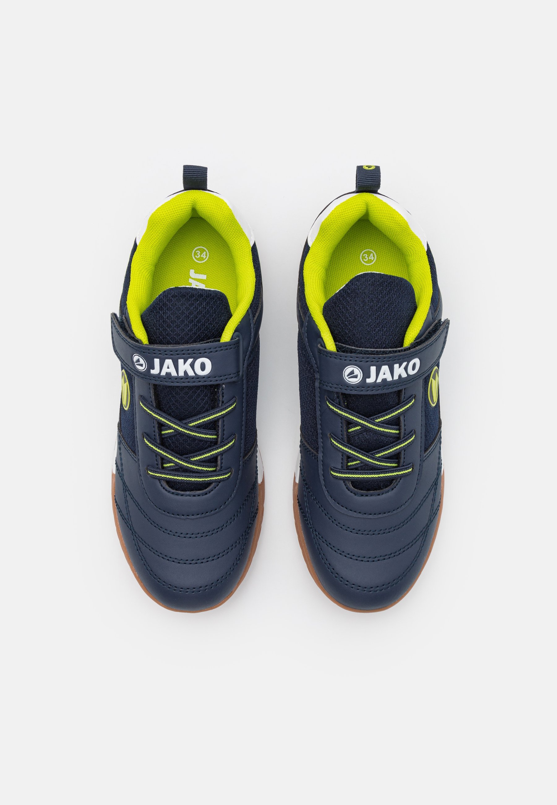 JAKO WINGER UNISEX - Multicourt tennisschoenen - donkerblauw/limoengroen