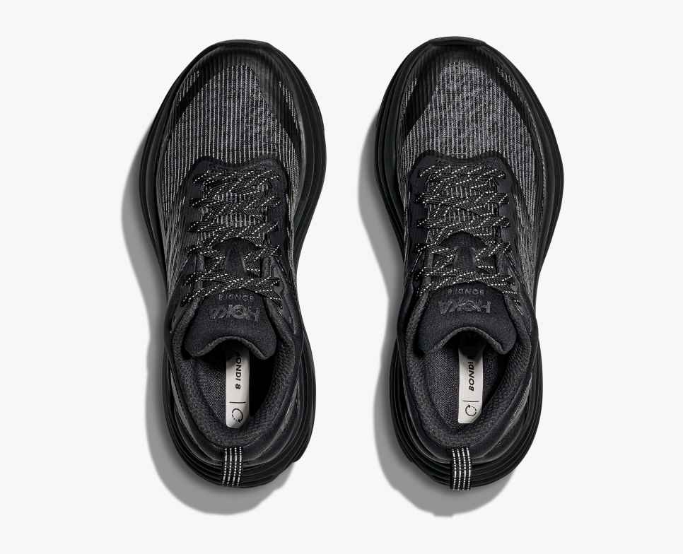 HOKA Stealth/Tech Bondi 8 Caged Zwart/Zwart