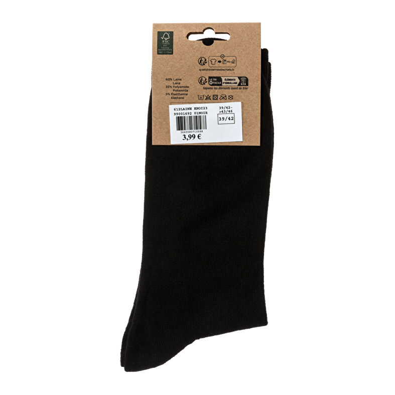 Schwarze Socken und Strumpfhosen für Herren