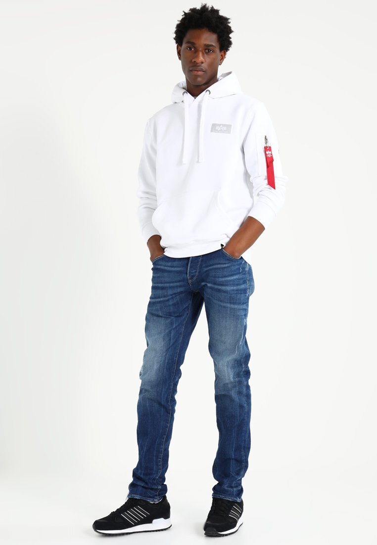 Alpha Industries UNISEX - Hoodie - wit