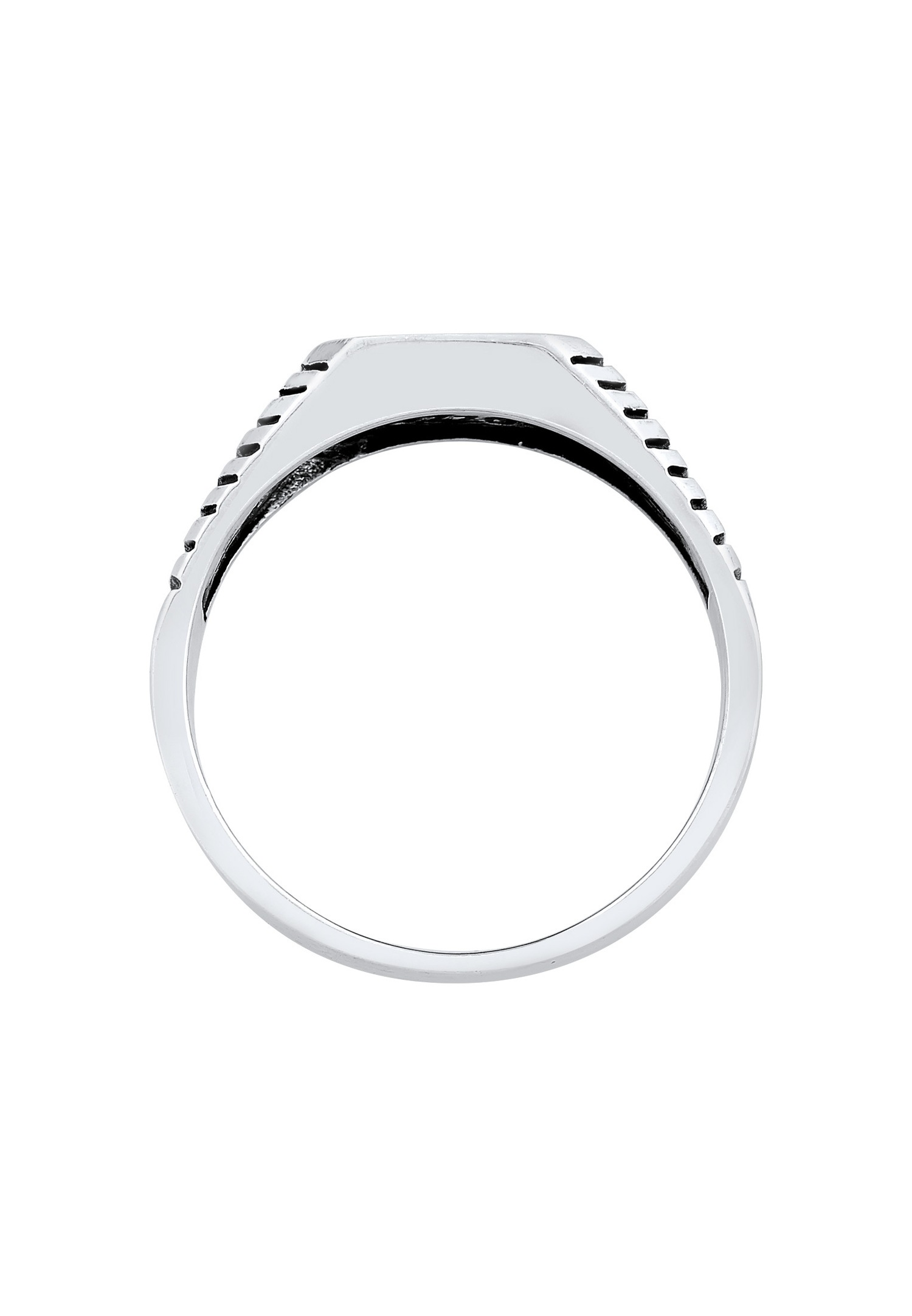 KUZZOI Hommes Sceau Carré Massif Tendance avec Sodalite en Argent Sterling 925 Plaqué Or