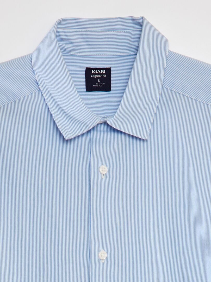 Katoenen shirt - BLAUW
