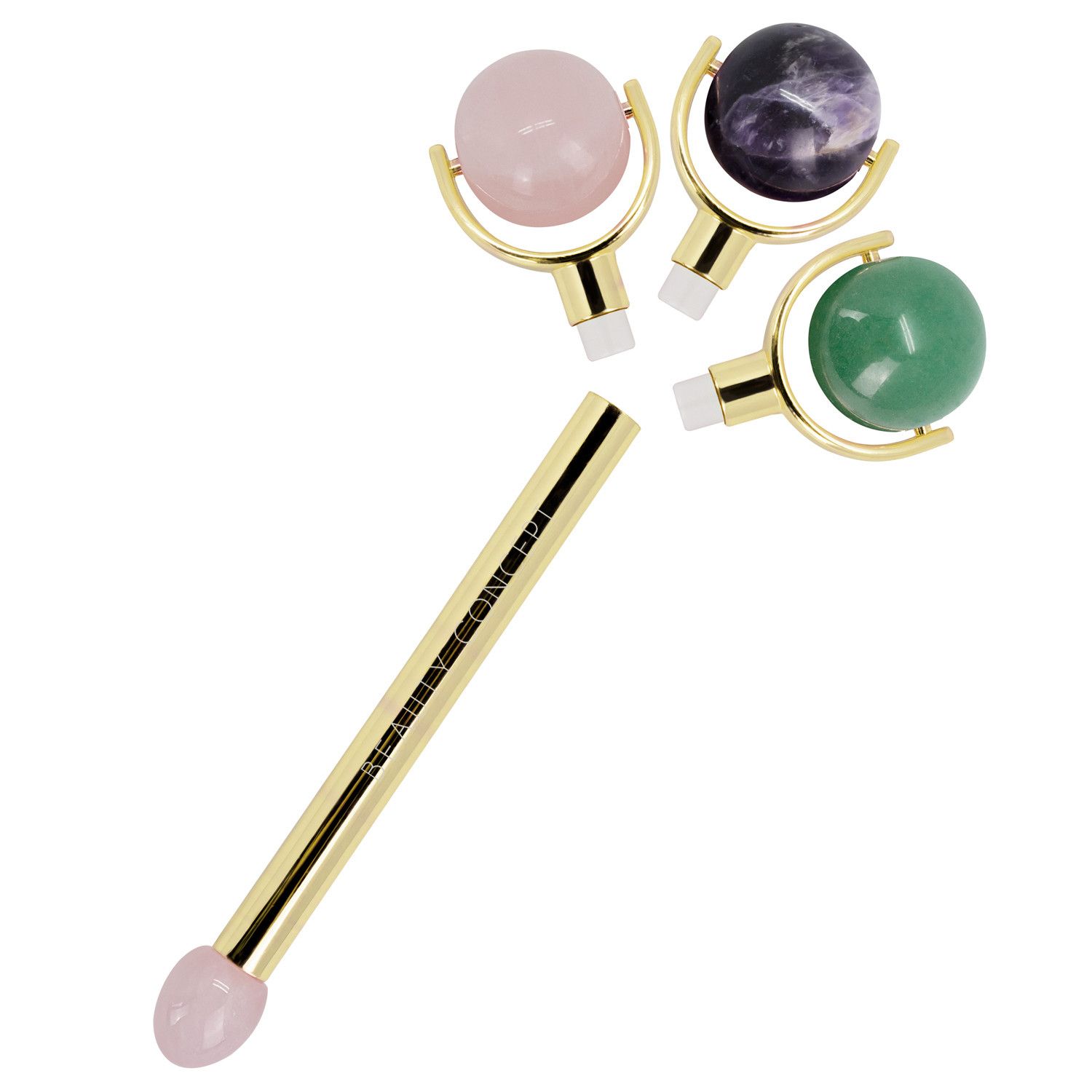 Beauty Concept Skin Roller s izmjenjivim kamenčićima Kreme protiv bora i starenja