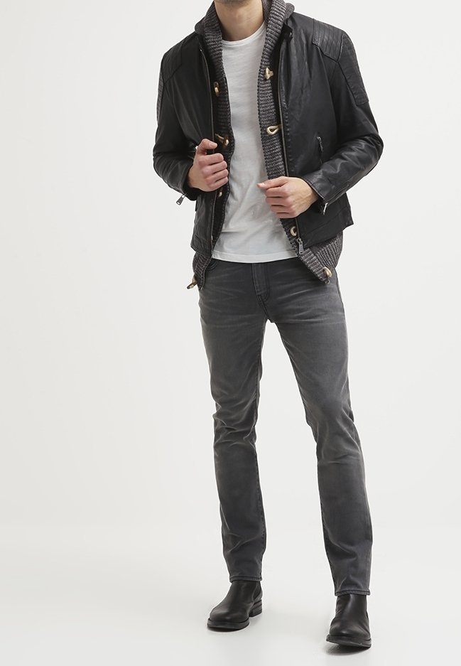 Petrol Industries Cardigan - gemêleerd donkergrijs