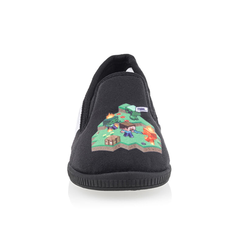 Pantuflas negras para niño
