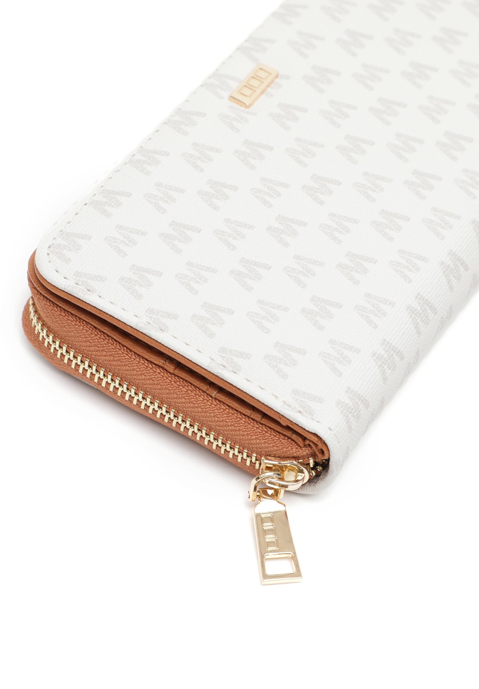 MISAKO MONOGRAN BIG - Portafoglio - beige