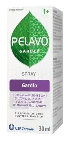 Pelavo Gardło, Spray dla dzieci powyżej 1. roku życia i dorosłych
