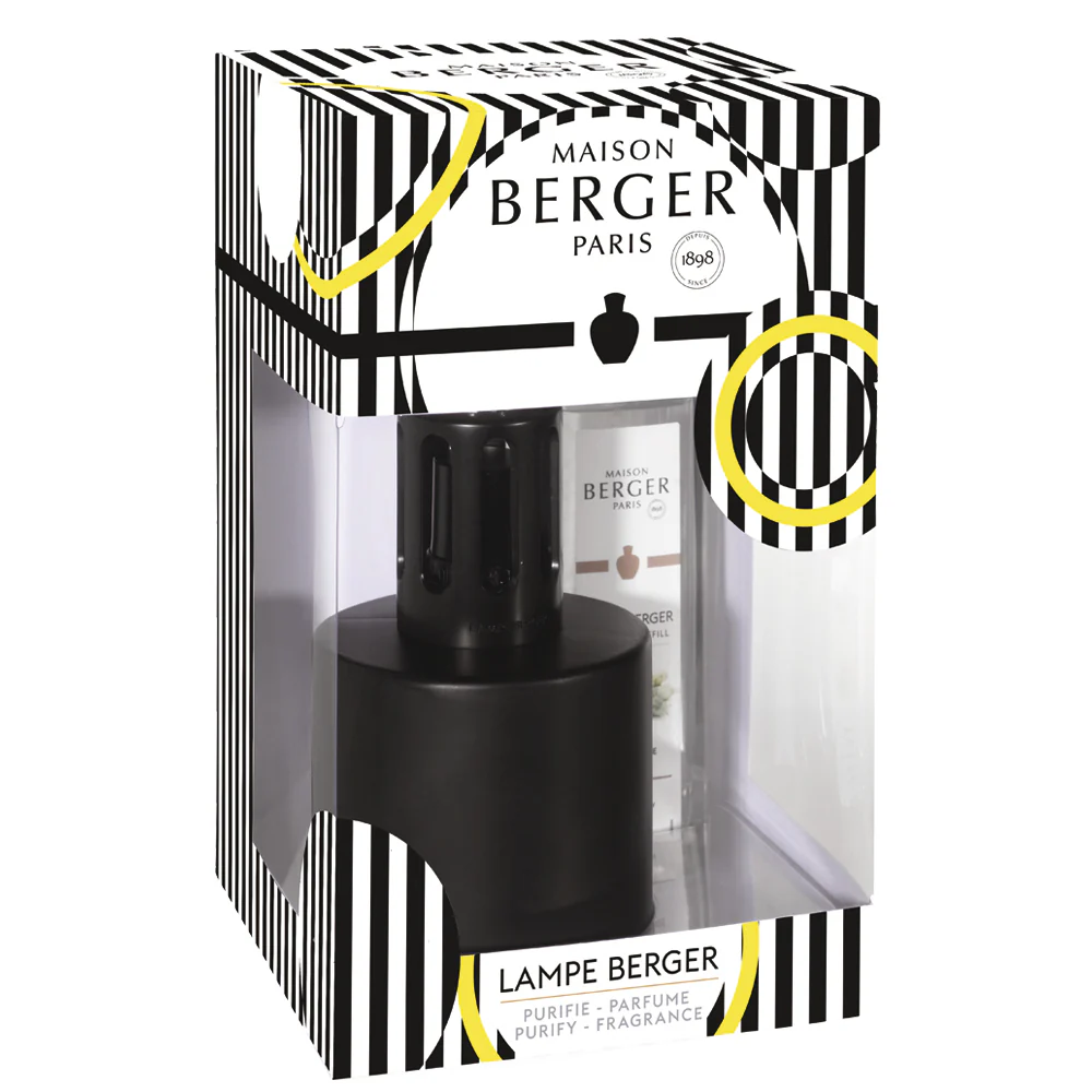 Lampe Coffret Illusion Noir - Cofanetto con Lampada, Lampada Catalitica